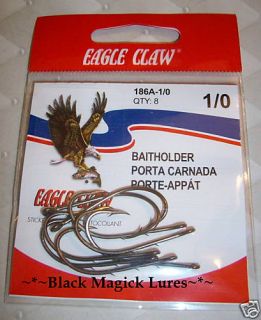 Eagle Claw Fishing Hook Size 1 0 8 Count Pack Hooks