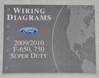 2009 2010 Ford F 650 F 750 Super Duty Truck  Electrical Wiring