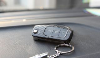 Ford Fiesta Focus C s Max Galaxy Carbon Fiber Key Chain Protective