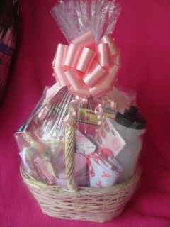 Breast Cancer Awareness Gift Basket Adabell Gift Baskets FREE SHIP