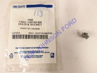  Ford Bulb and Socket ASY F8RZ 13B765 Ba