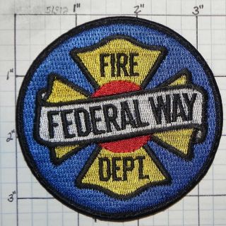 Washington Federal Way Fire Dept Patch