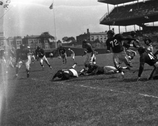 1952 Orig 4x5 NEG Bears Giants Charity Football Game 0