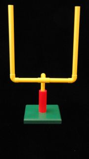 Football Goal Post Stand Red Padding Yellow Goal Post