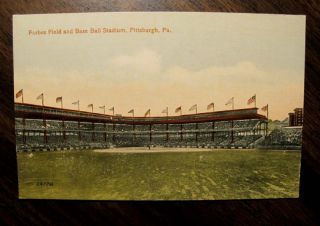 Forbes Field Pittsburgh Pirates Postcard Baseball C1910