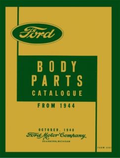 1946 1947 1948 Ford Car Parts Book List Guide Catalog