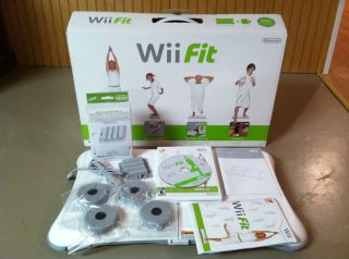 Wii Fit with Balance Board CD and Rechargeable Battery Pack and Cable
