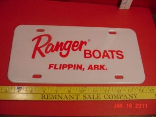 Ranger Boats Flippin AR Car Dealer Plate Tag Emblem 608