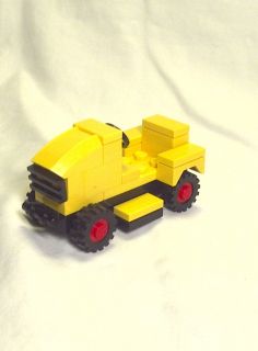 Lego Town City Bricks Blocks Custom Yellow Riding Lawnmower