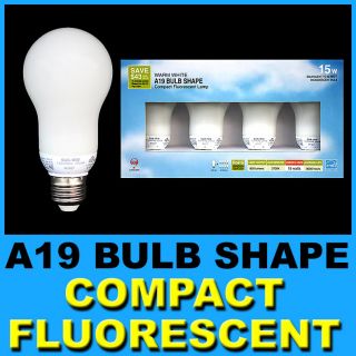 20 Energy Saving Compact Fluorescent Light Bulbs 60Watt