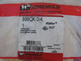 Wiremold 896CK 3 4 Walker Brass Cover Plate 896CK 3 4