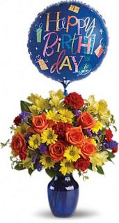 Fly Away Birthday Bouquet T24 1A by Teleflora Flower Delivery