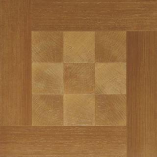 Wood Border Vinyl Flooring 36 PC Adhesive Floor Tile Actual 12 x 12