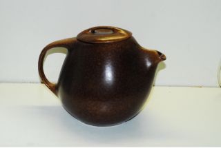 Roseville Raymor Autumn Brown Coffee or Teapot Pot