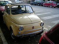 Fiat 500F Cinquecento Saloon Model Car Diecast Topolino
