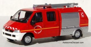 Del Prado 1 57 2002 VPI Fiat Ducato Fire Engine France D 8