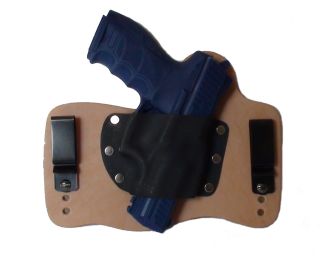 FoxX Leather Kydex IWB Holster Heckler Koch P30 Hybrid Holster Natural