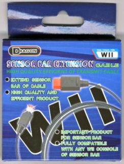 Sensor Bar Extension Cable 1 8M Nintendo Wii New