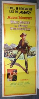 The Guns of Fort Petticoat Original Poster Audie Murphy