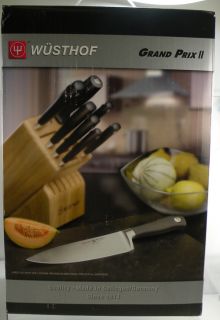 New $517 Wusthof Grand Prix II 11 Piece Knife Block Set