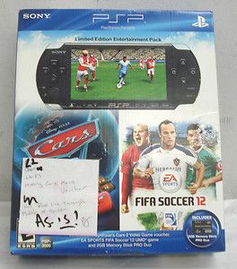 New Sony PSP 3000 Limited Edition Entertainment Pack FIFA Soccer Free