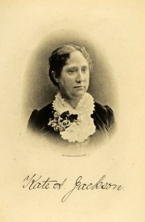 1889 Photogravure Kate Jackson Friend Frances Willard Genesee Wesleyan