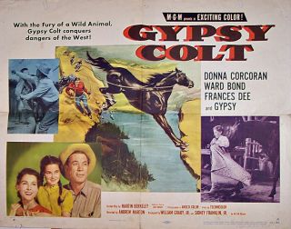 GYPSY COLT (1954) FRANCES DEE & WARD BOND * ORIGINAL 22X28 POSTER