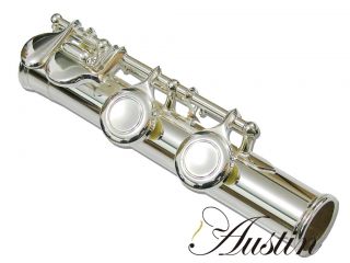 Brand New Silver Plated Flute Split E Key and Case