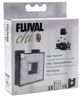 Fluval Chi Filter Pad 3pcs Foam 1pc Filter Media