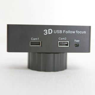 Stereoscopic 3D USB Follow Focus Fr DSLR Rig Canon 60D 7D 550D 600D
