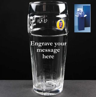 Fosters Personalised Engraved Pint Beer Lager Glass Special OFFER £12