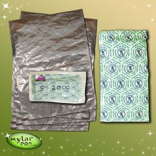  Pro Bags 20x30 2000cc Oxygen Absorbers Long Term Food Storage