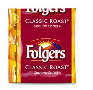 Coffee, Folgers, Classic Roast, Pre measured, Packets, 36 pack, Case