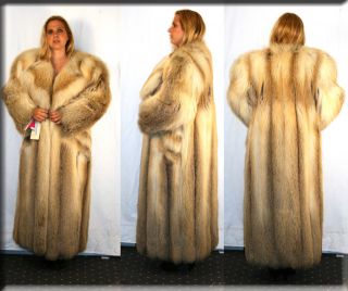 New Golden Island Fox Fur Coat 18 20 2XL Efurs4less