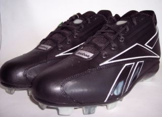  NFL Size 16 Pro Thorpe Mid MSL Black Football Cleats New in Box