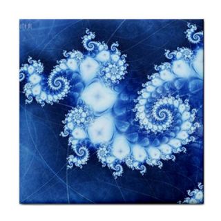 ice blue fractal ceramic tile click on image to enlarge you re looking