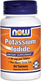 Now Foods Potassium Iodide 30 MG 60 Tablets Radiation Protection