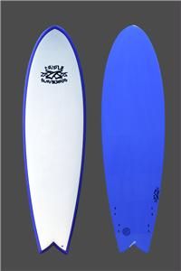 New Triple x Epoxy 6 8 Quad Fin Fishboard Surfboard