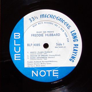 Freddie Hubbard Ready for Freddie LP Blue Note BLP 4085 ORG US 1962