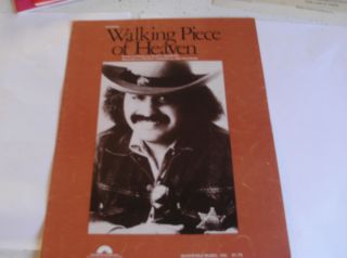 Walking Piece of Heaven Music Sheet Marty Robbins Freddy Fender