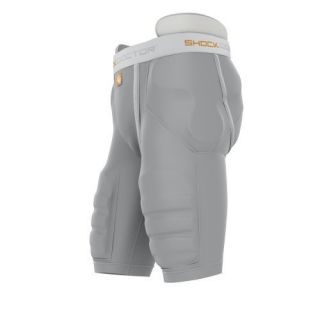  Reflex 5 Pocket Football Compression Girdle Shorts Adult Grey