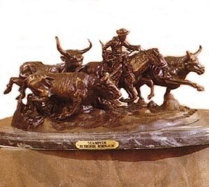   Solid Bronze Statue by Frederic Remington 3 Sizes Avail