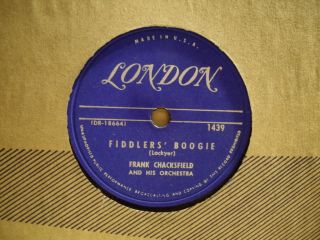 Frank Chacksfield Fiddlers Boogie Picnic for Strings London 78rpm