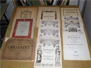organ classical sacred books sheet music