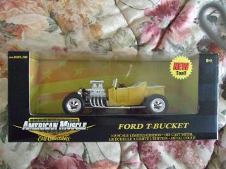 Ford T Bucket Yellow Very RARE 1 18 Scale