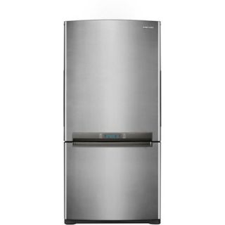 NEW Samsung Platinum 18 Cu Ft Bottom Freezer Refrigerator RB195ACPN