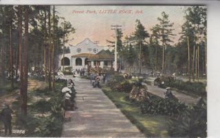  Forest Park Little Rock AR Postcard