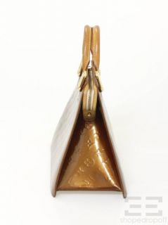 Louis Vuitton Bronze Monogram Vernis Forsyth GM Bag