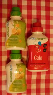 SodaStream Sodamix 3 Bottles Flavored Syrup Makes 42 Liters of Soda