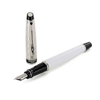 Waterman Expert Deluxe White Medium Point Fountain Pen   1789341